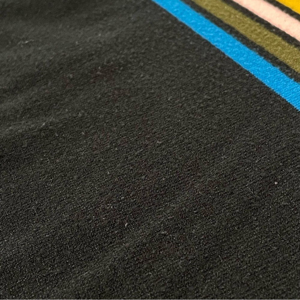 Forever 21 Multicolor Stripe Cropped Crewneck Sweater Black XS - Picture 5 of 8